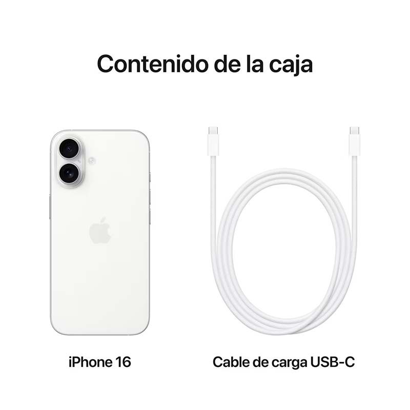 Apple iPhone 16 Plus 256GB Blanco (White) - Imagen 7