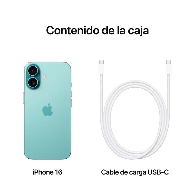 Apple iPhone 16 Plus 256GB Verde Azulado (Teal) - Imagen 7