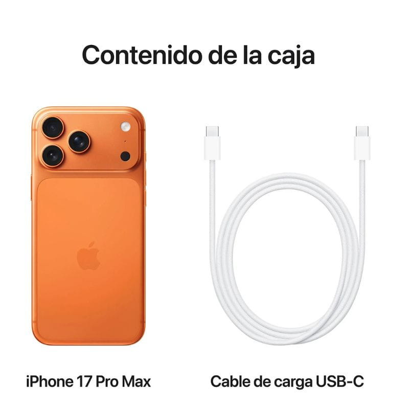 Apple iPhone 17 Pro Max 256GB Naranja Cósmico (Cosmic Orange) - Imagen 7