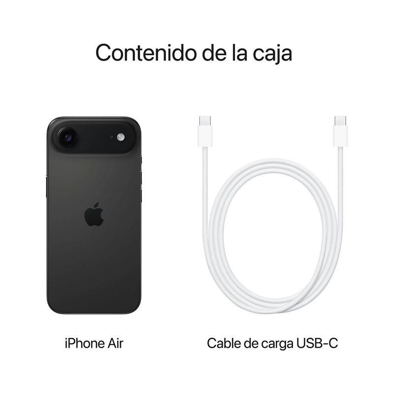 Apple iPhone Air 1TB Negro (Space Black) - Imagen 8