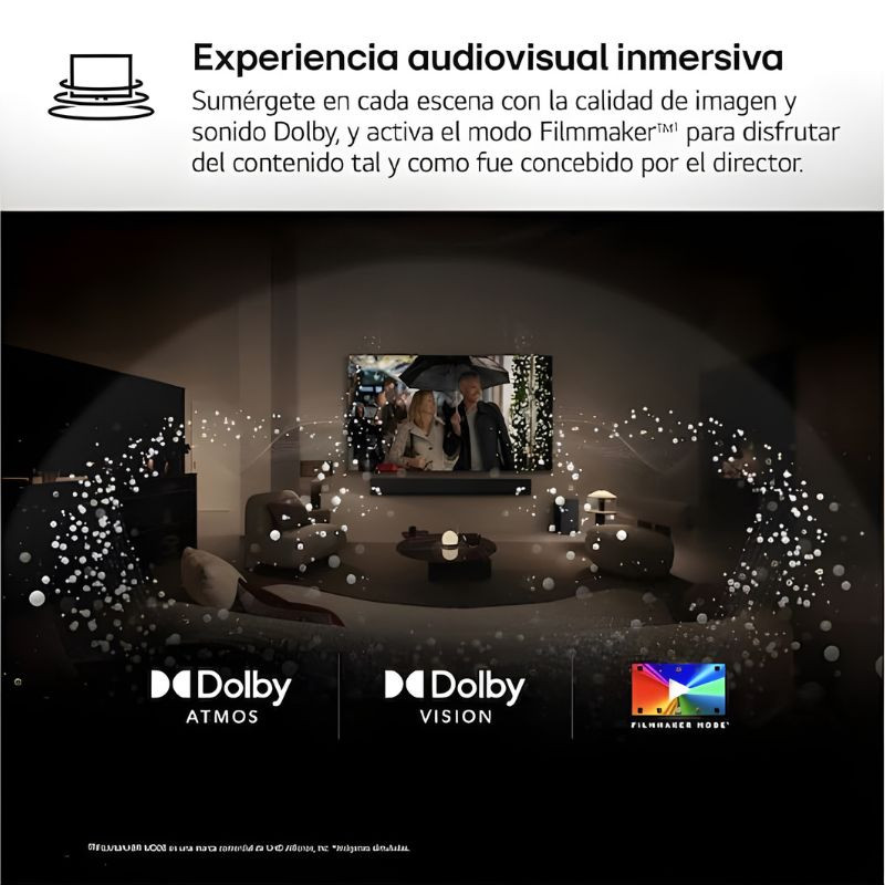 LG OLED48C54LA – 48″ 4K UHD OLED Smart TV (Negro) - Imagen 2