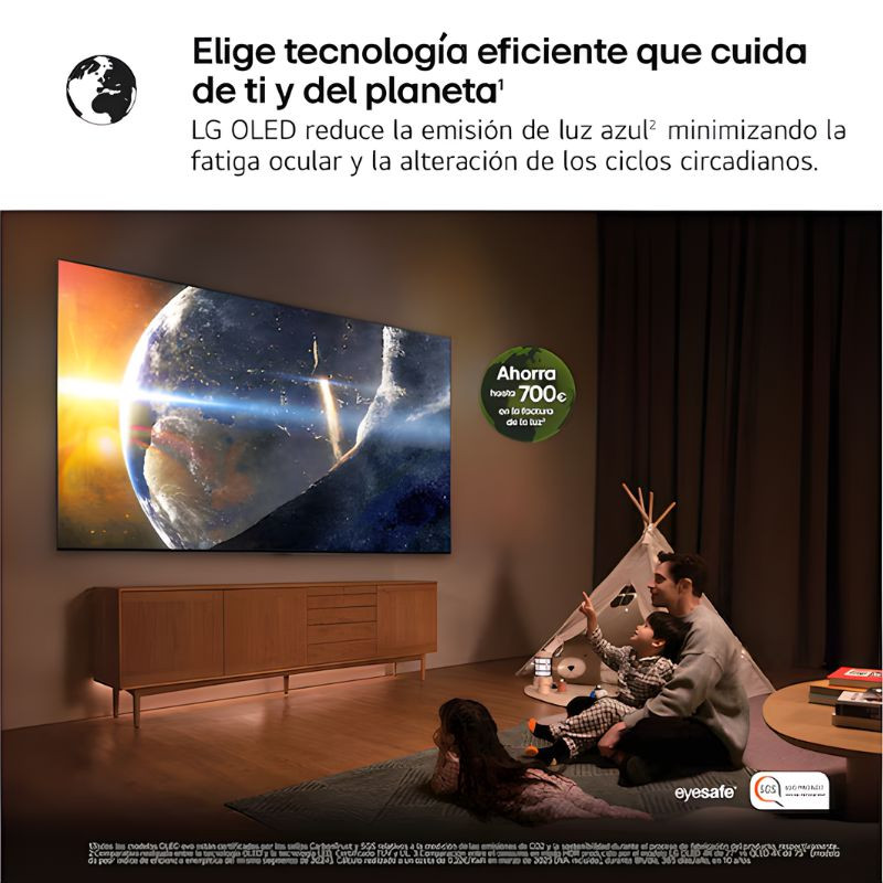 LG OLED48C54LA – 48″ 4K UHD OLED Smart TV (Negro) - Imagen 3