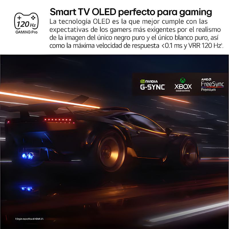 LG OLED48C54LA – 48″ 4K UHD OLED Smart TV (Negro) - Imagen 5