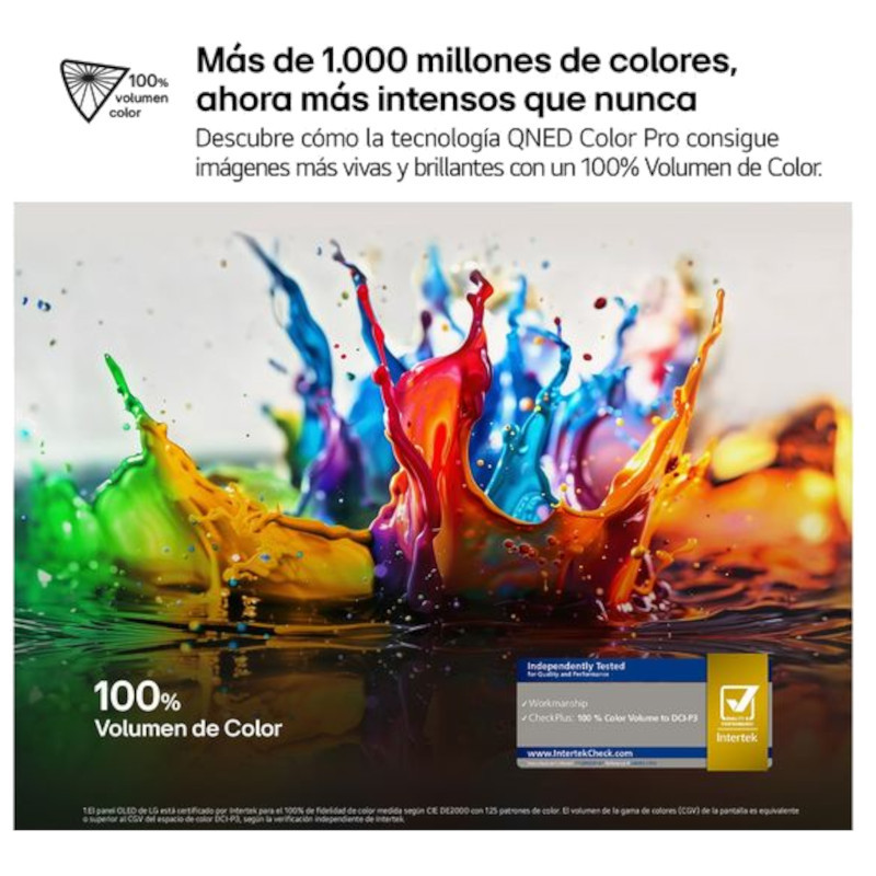 LG QNED evo AI 75QNED87A6B – 75″ 4K Ultra HD Mini LED Smart TV WiFi (Negro) - Imagen 6