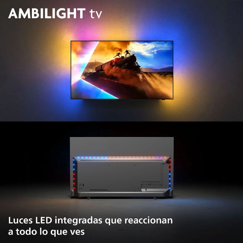 Philips 65OLED770 – 65″ 4K Ultra HD OLED Smart TV con Ambilight - Imagen 4